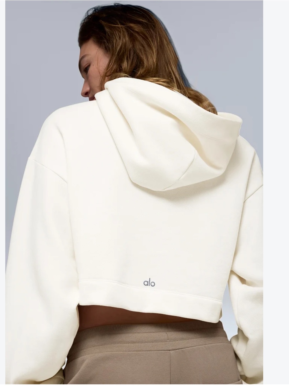 Alo Cropped Hoodie